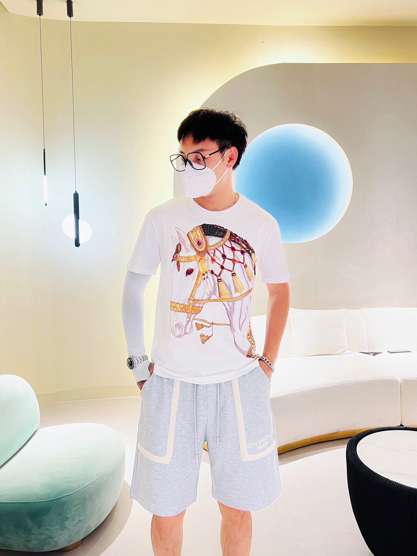 愛馬仕  2023ss春夏圓領短袖