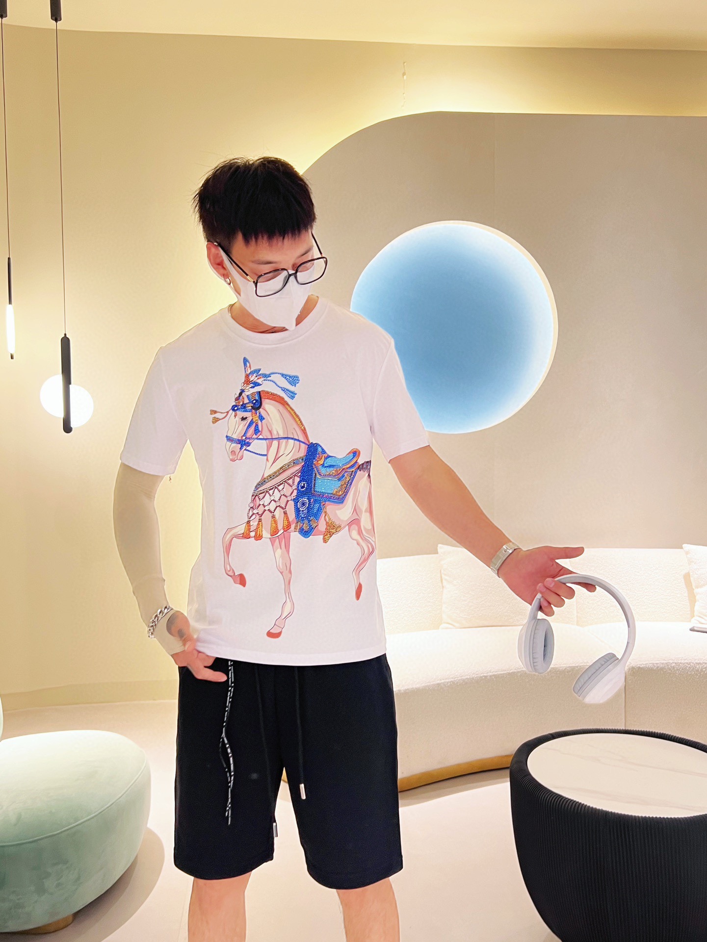 愛馬仕  2023ss春夏圓領短袖