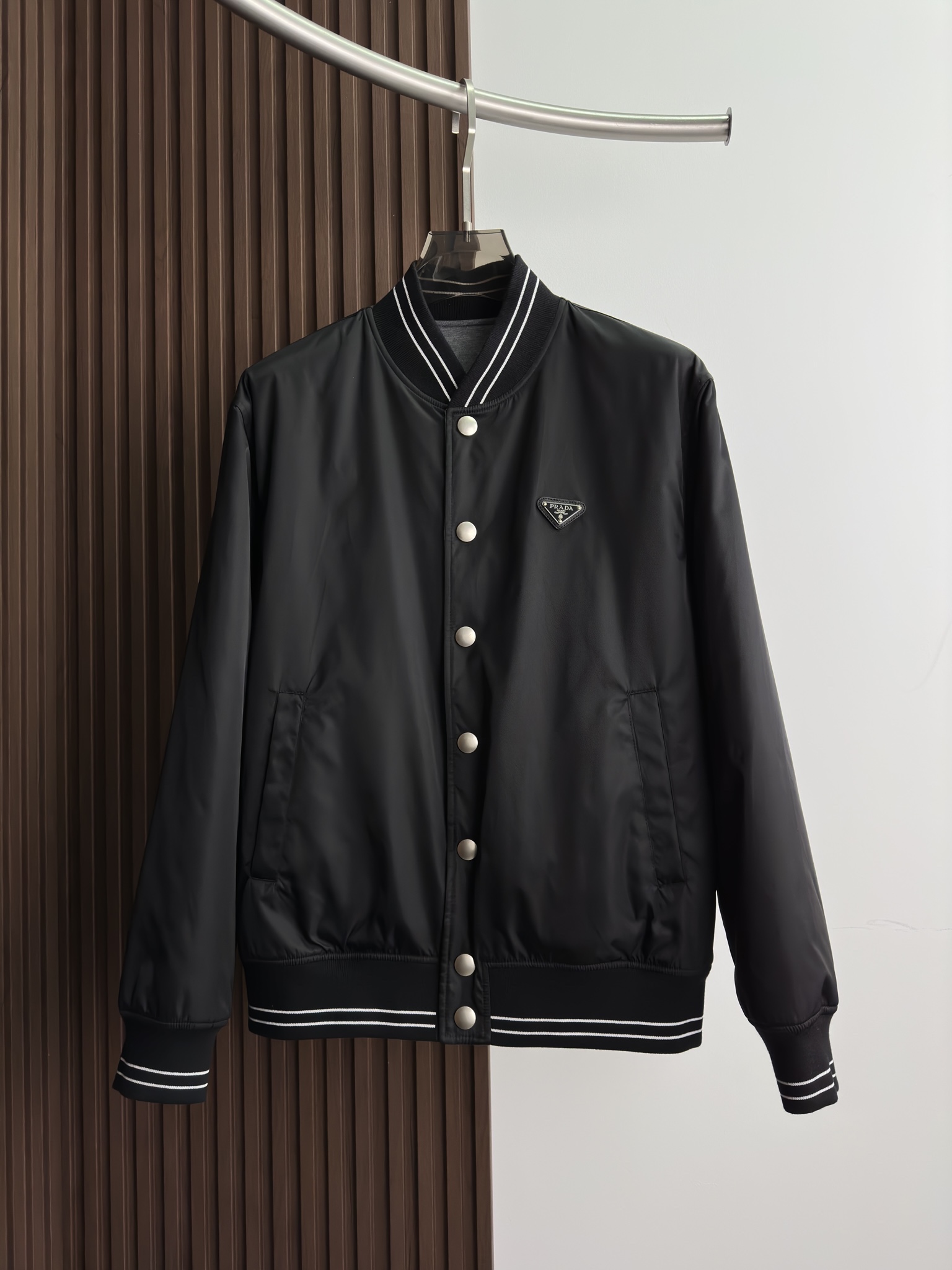 PRADA 23秋冬雙穿 棒球款棉服