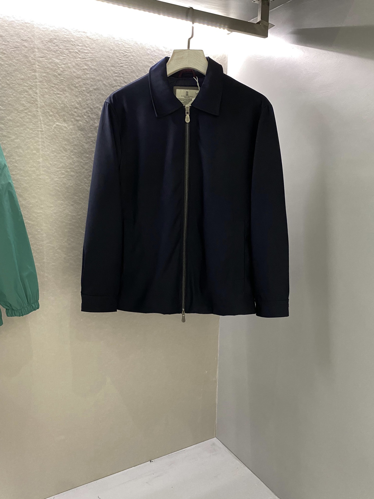 2023秋冬Brun*llo Cucin*ill翻領教練夾克外套