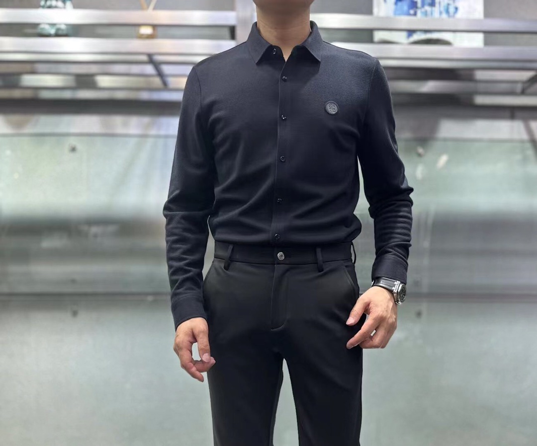 Ermenegildo Zegna 傑尼亞23秋冬新品官方時裝款長袖襯衫