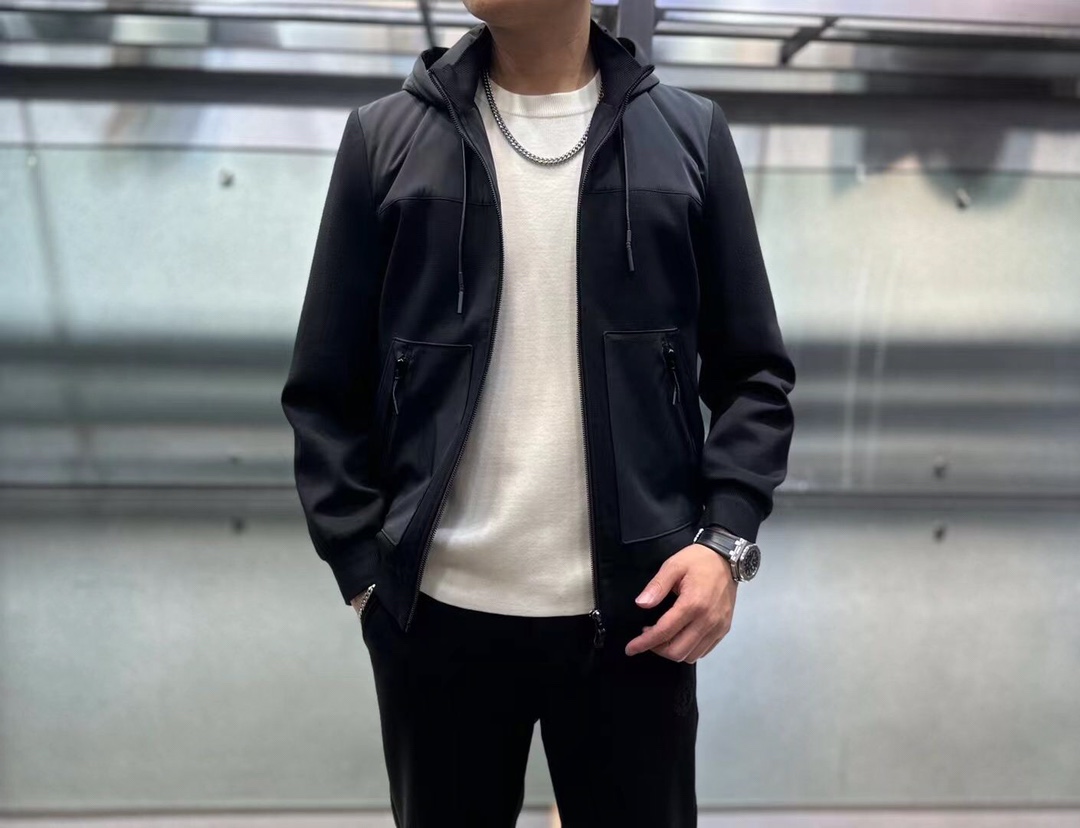 Ermenegildo Zegna 傑尼亞23SS 秋冬新款連帽夾克