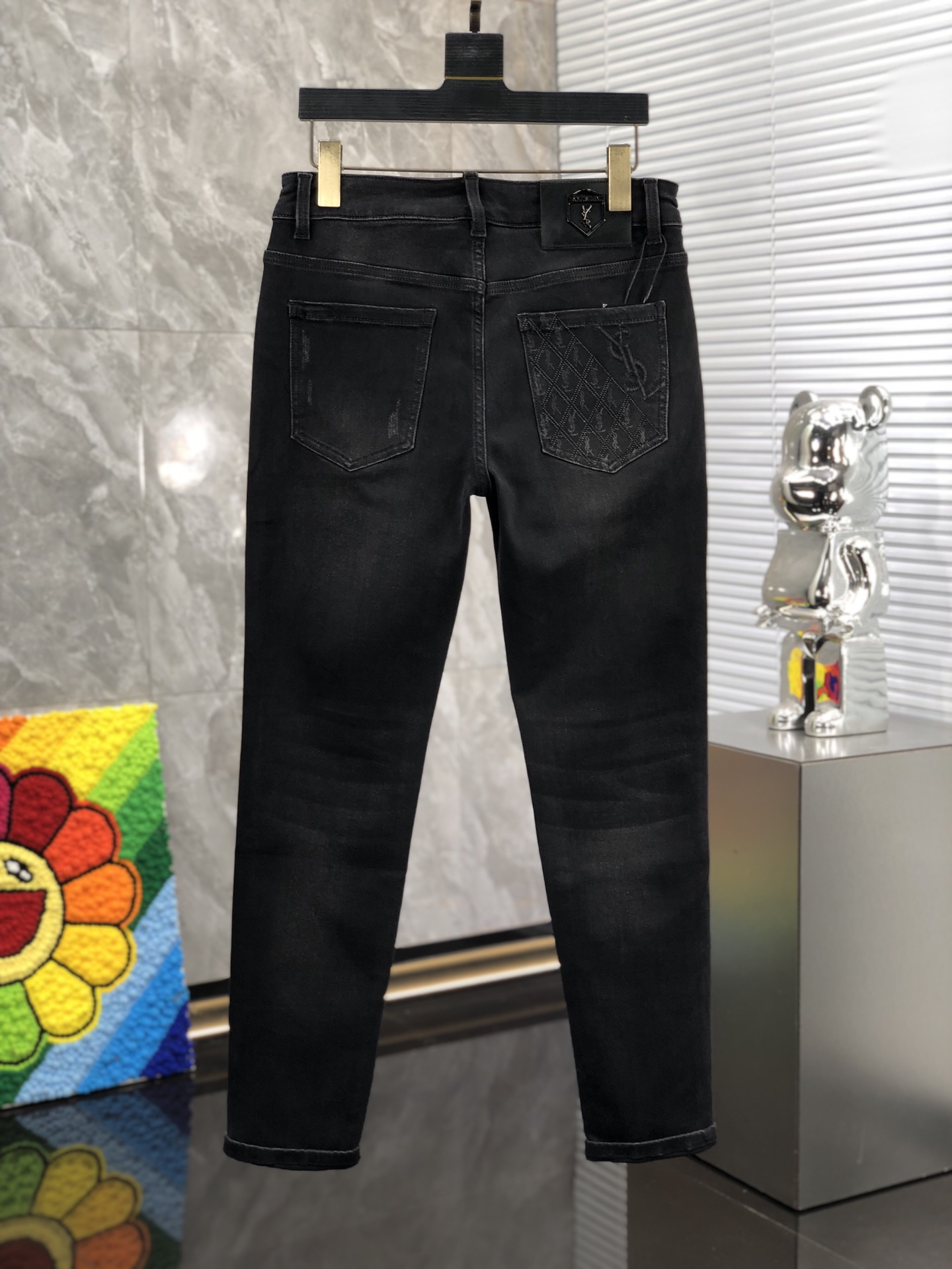 聖羅蘭 YSL 23早秋新品男士牛仔褲