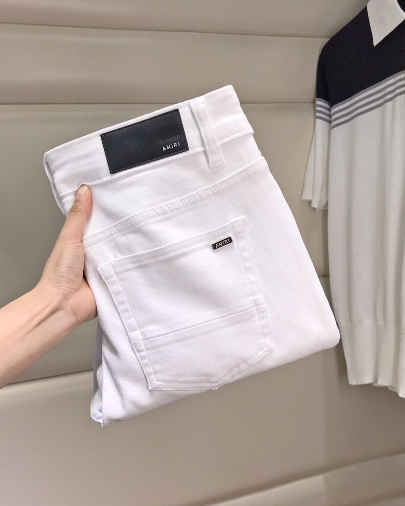 amiri 爆款新款水洗牛仔褲