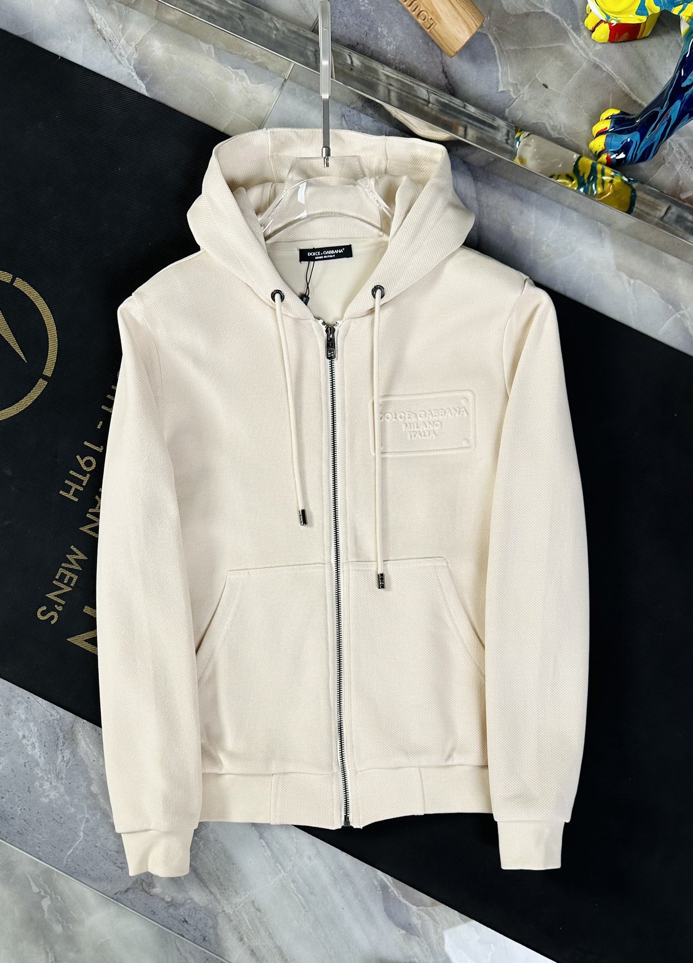 D&G 杜嘉班納 FW2023經典款連帽開衫衛衣外套