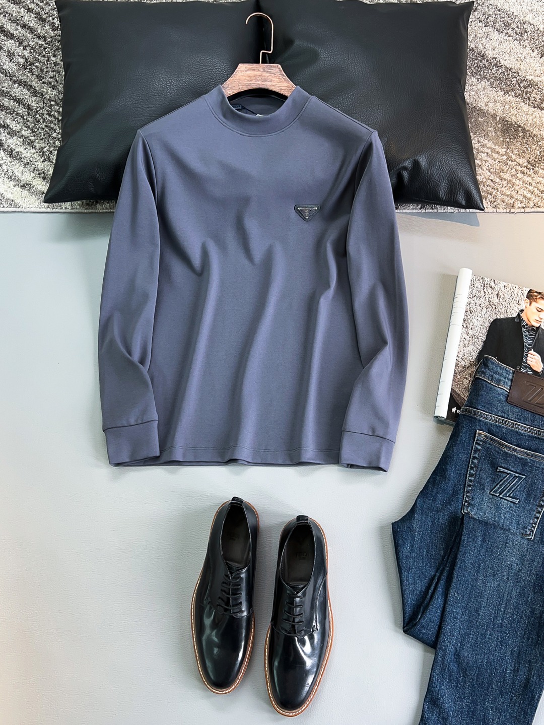 Prada# 23秋冬長袖T恤打底衫