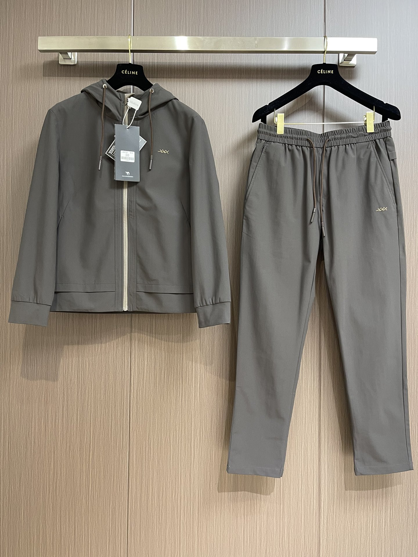 Zegna 2023SS秋冬連帽夾克風衣外套衛褲套裝