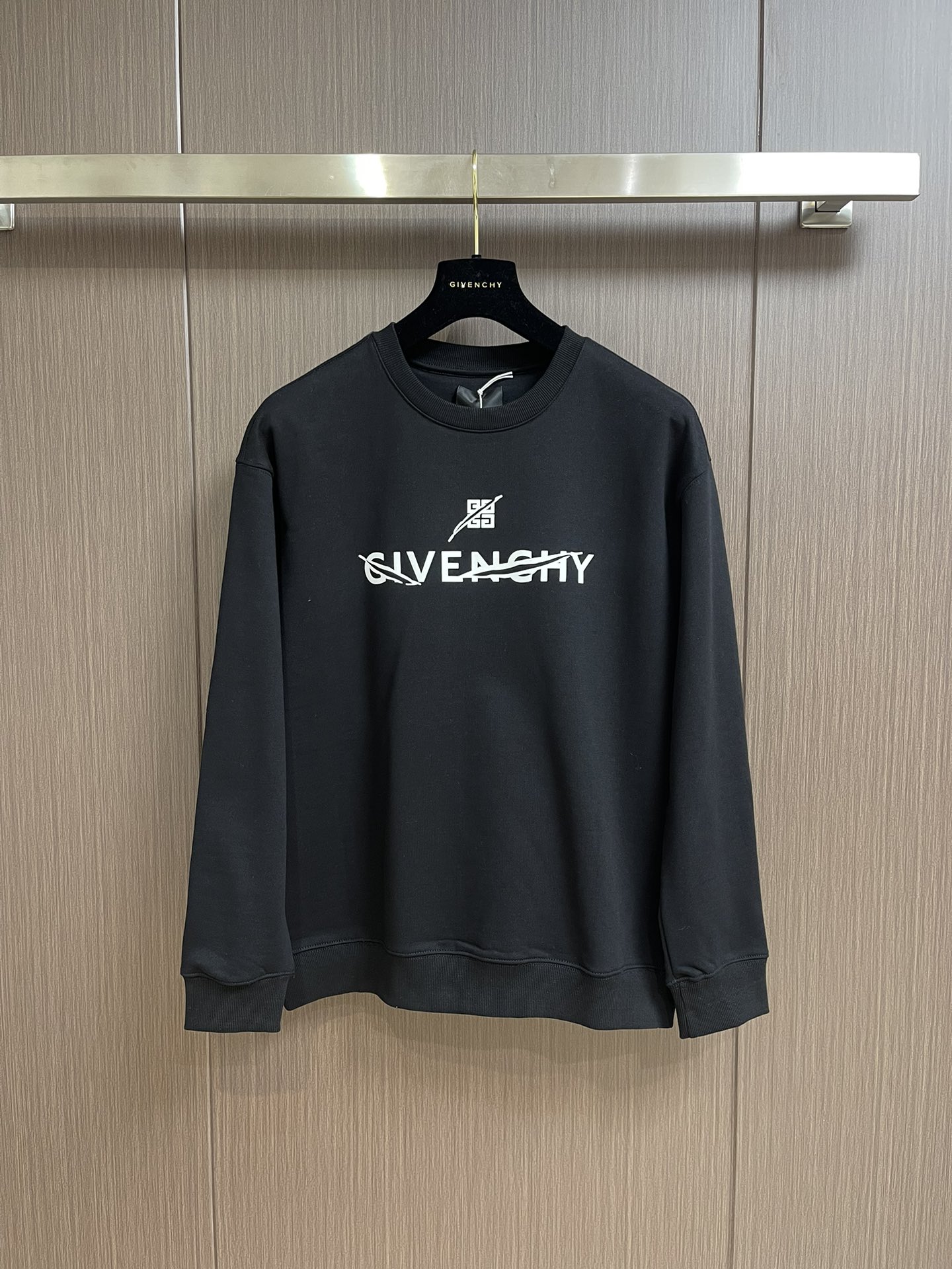 Givenchy 2023秋冬新款logo印花圓領衛衣
