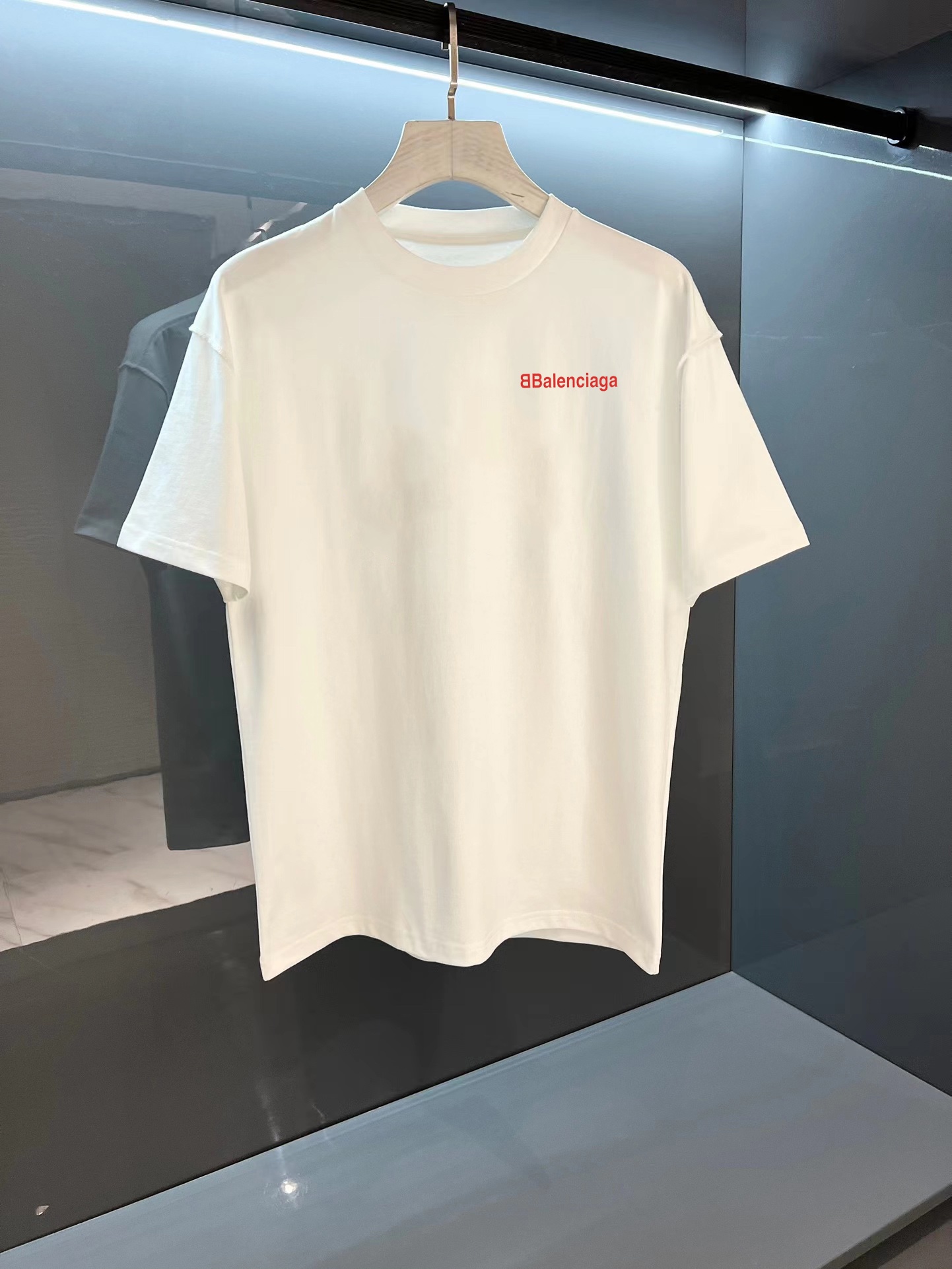 Balenciaga 巴黎世家 新款字母印花雙層重工短袖T桖