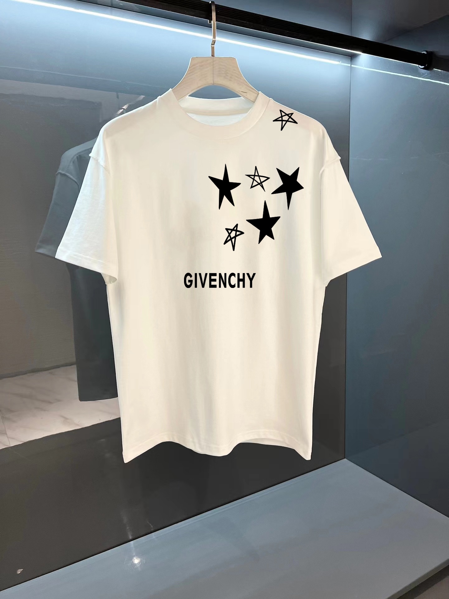 Givenchy 紀梵希 新款字母印花雙層重工短袖T桖