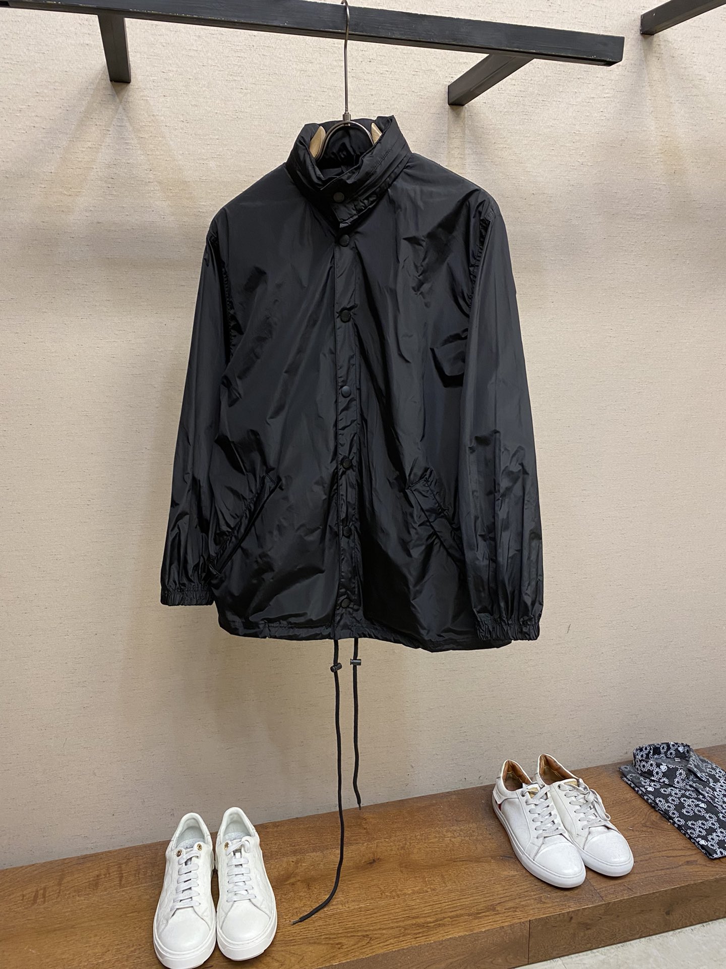 Balenciaga、2023春夏Bal*nci*ga Tape Type標識印花夾克外套