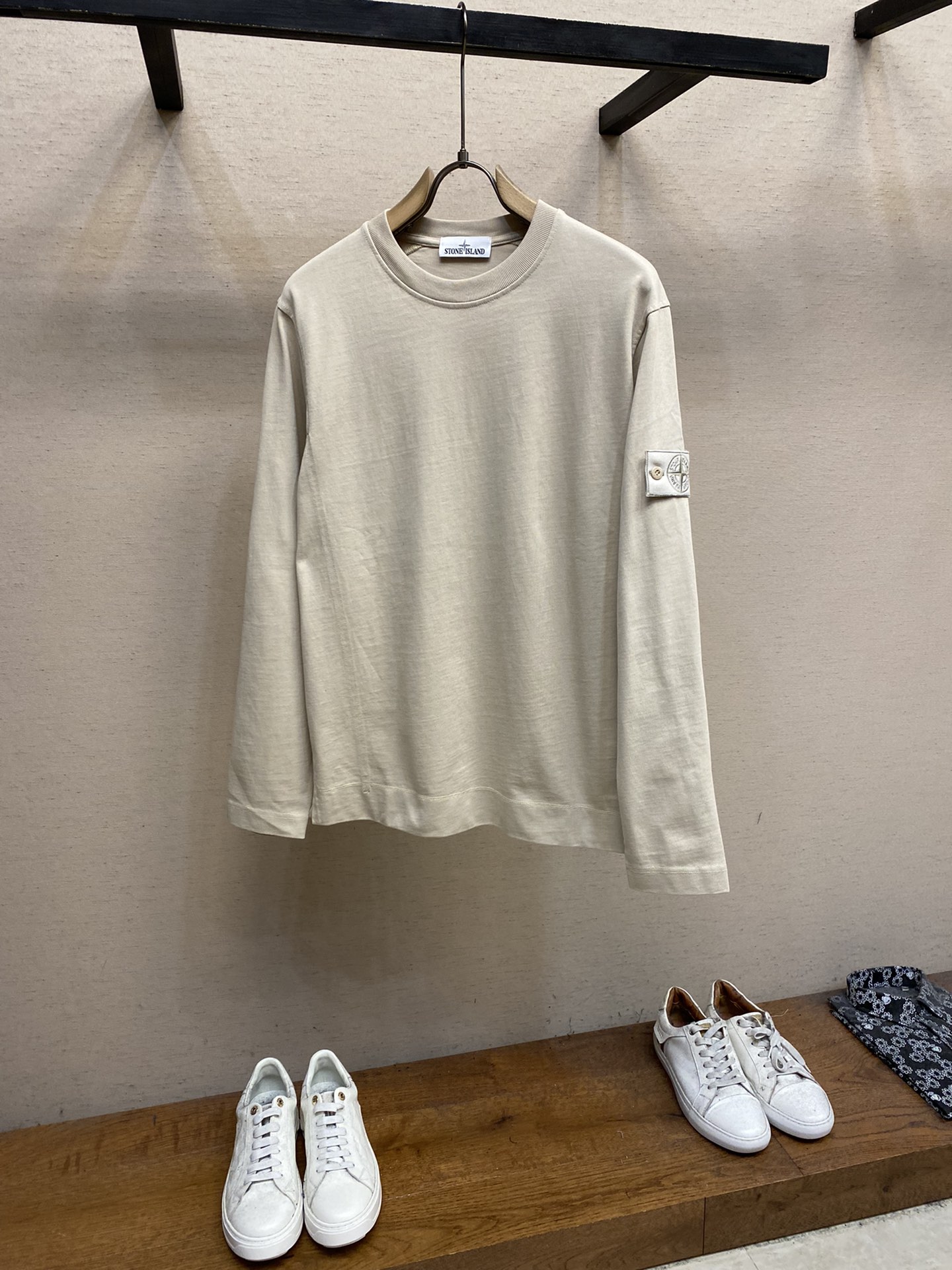 Stone island 23秋冬新品 幽靈系列 同色系長袖T恤套裝