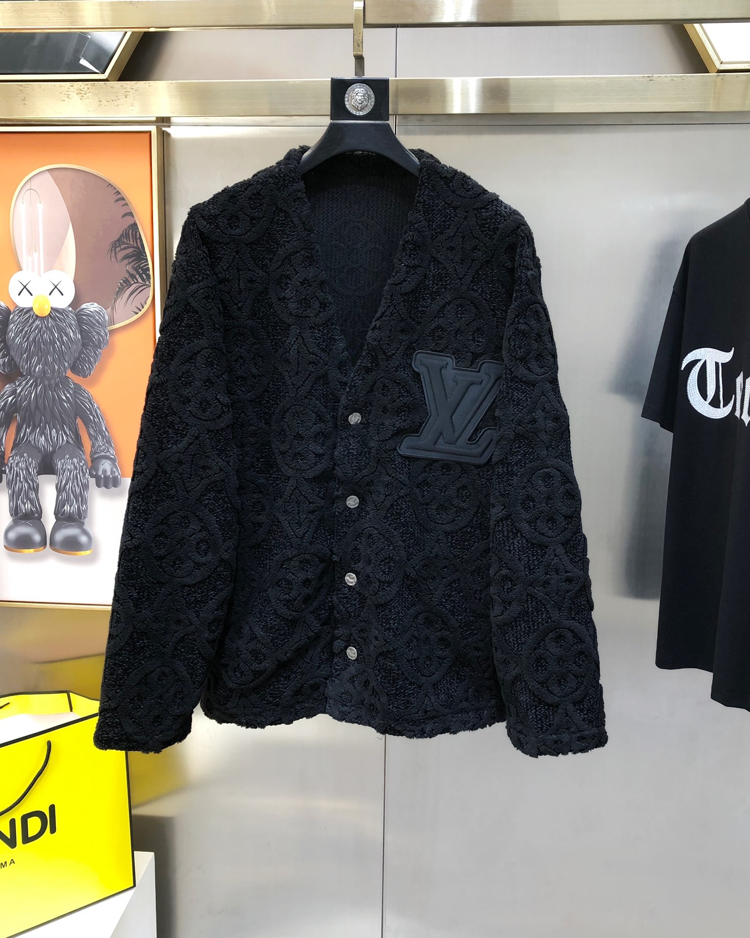 LV 路易威登獨家專供早秋新款原單男士羊羔毛休閒西服外套