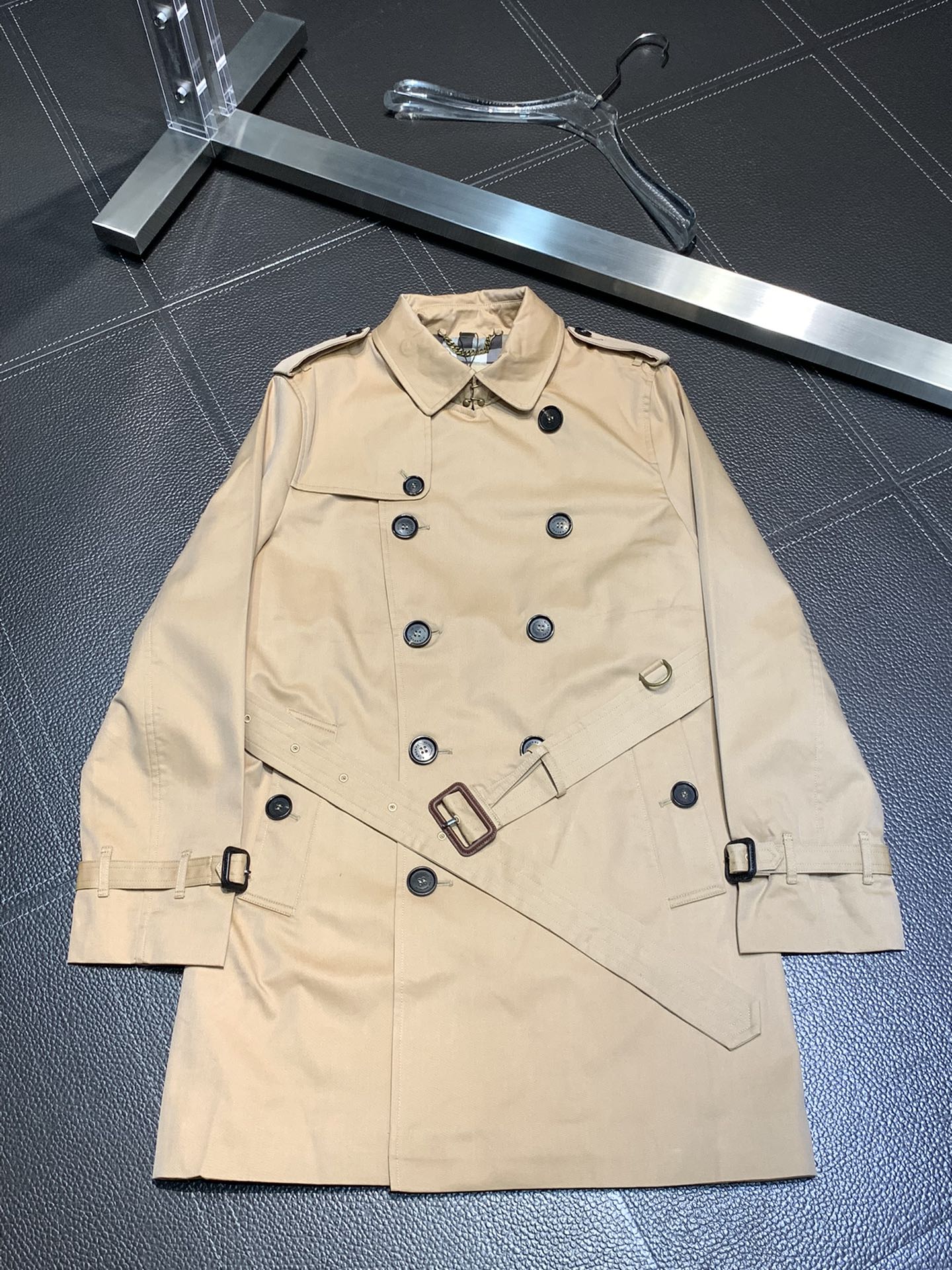 BURBERRY/巴寶莉 肯辛頓版型獨家專供經典風衣風衣