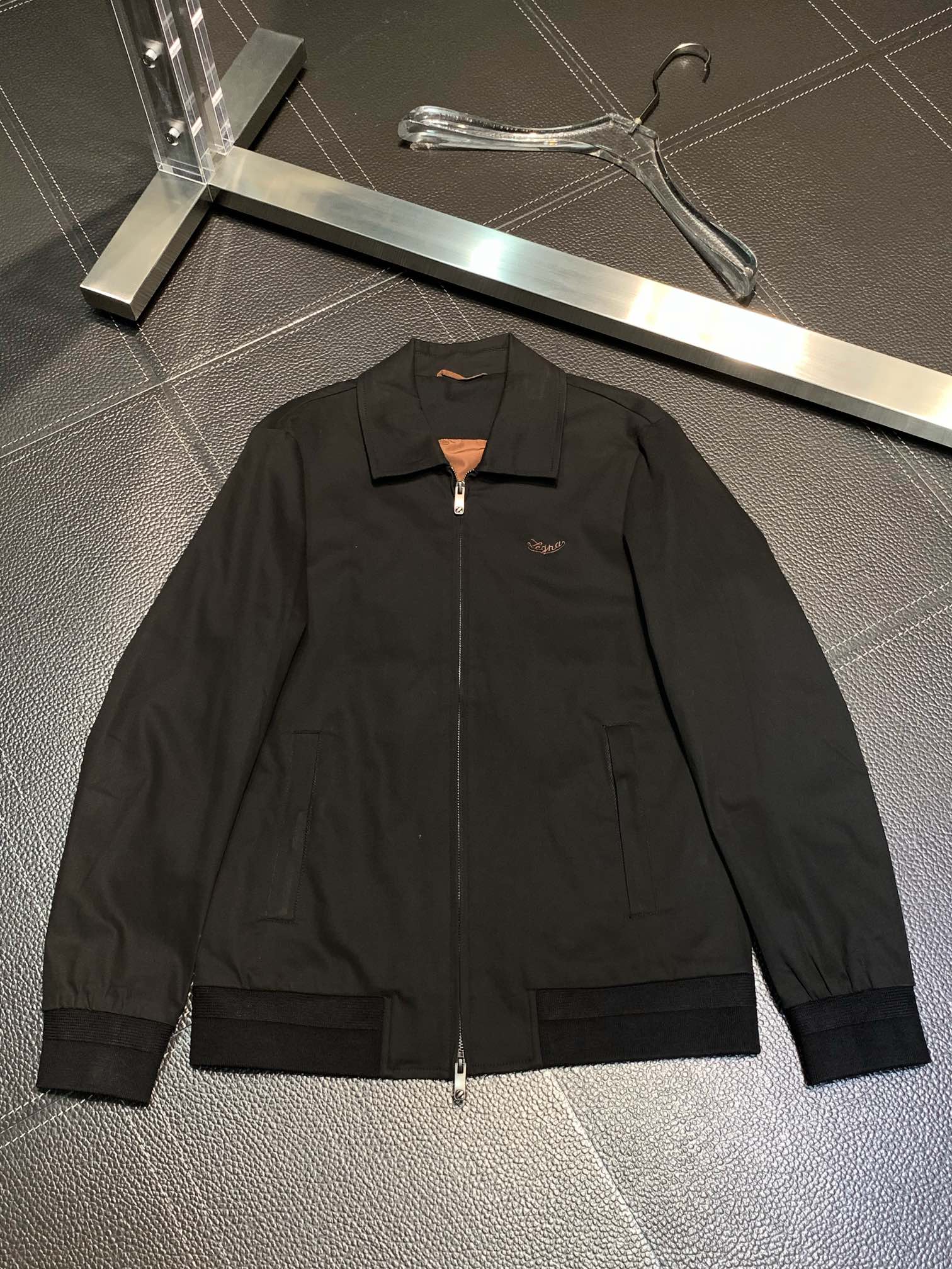 ZEGNA 傑尼亞 翻領夾克外套