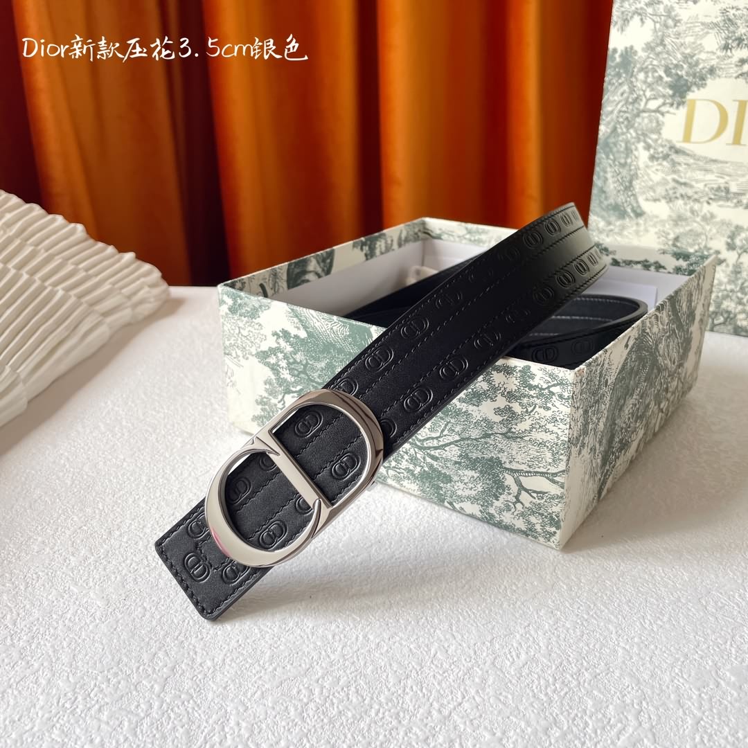 Dior 金屬覆層黃銅腰帶