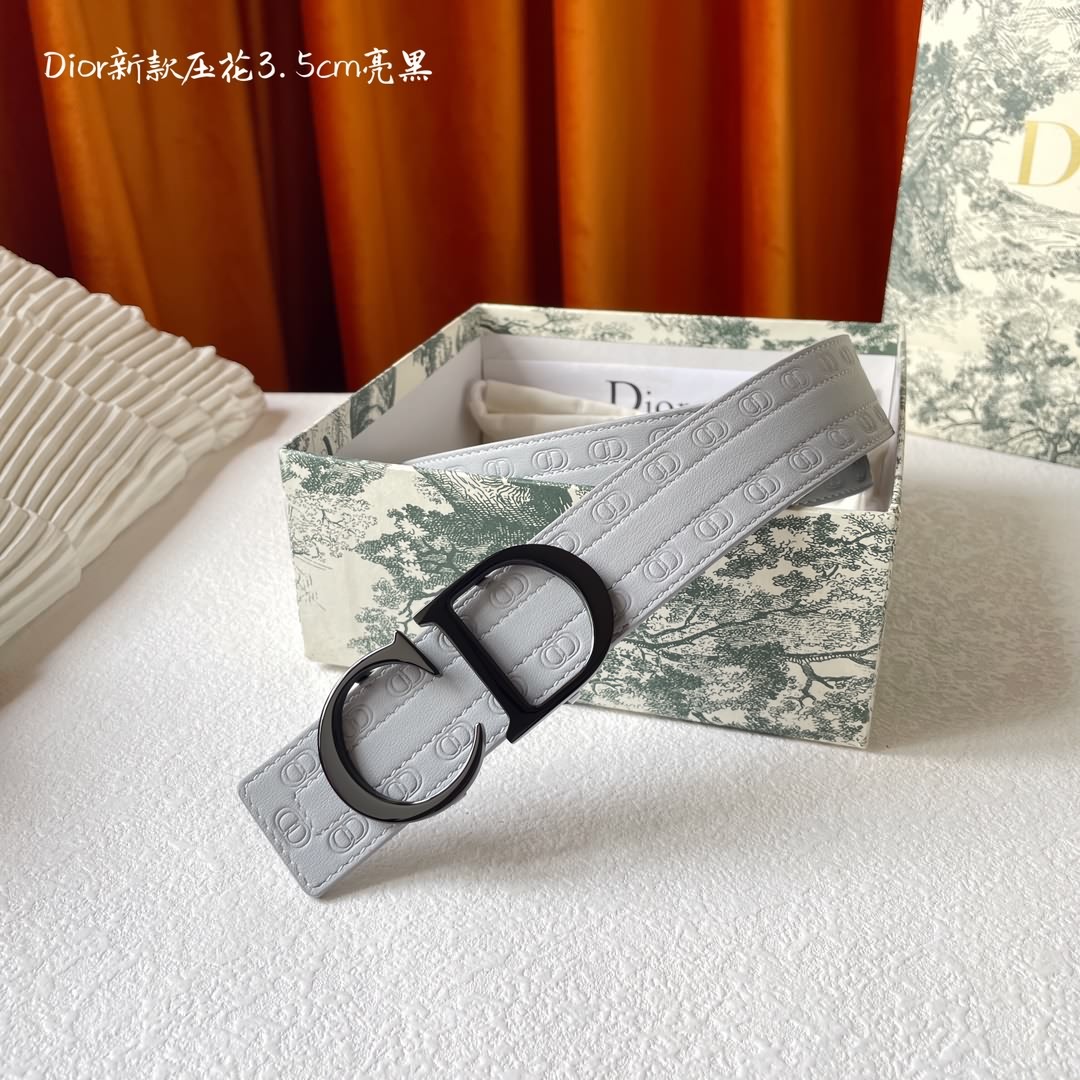 Dior 金屬覆層黃銅腰帶