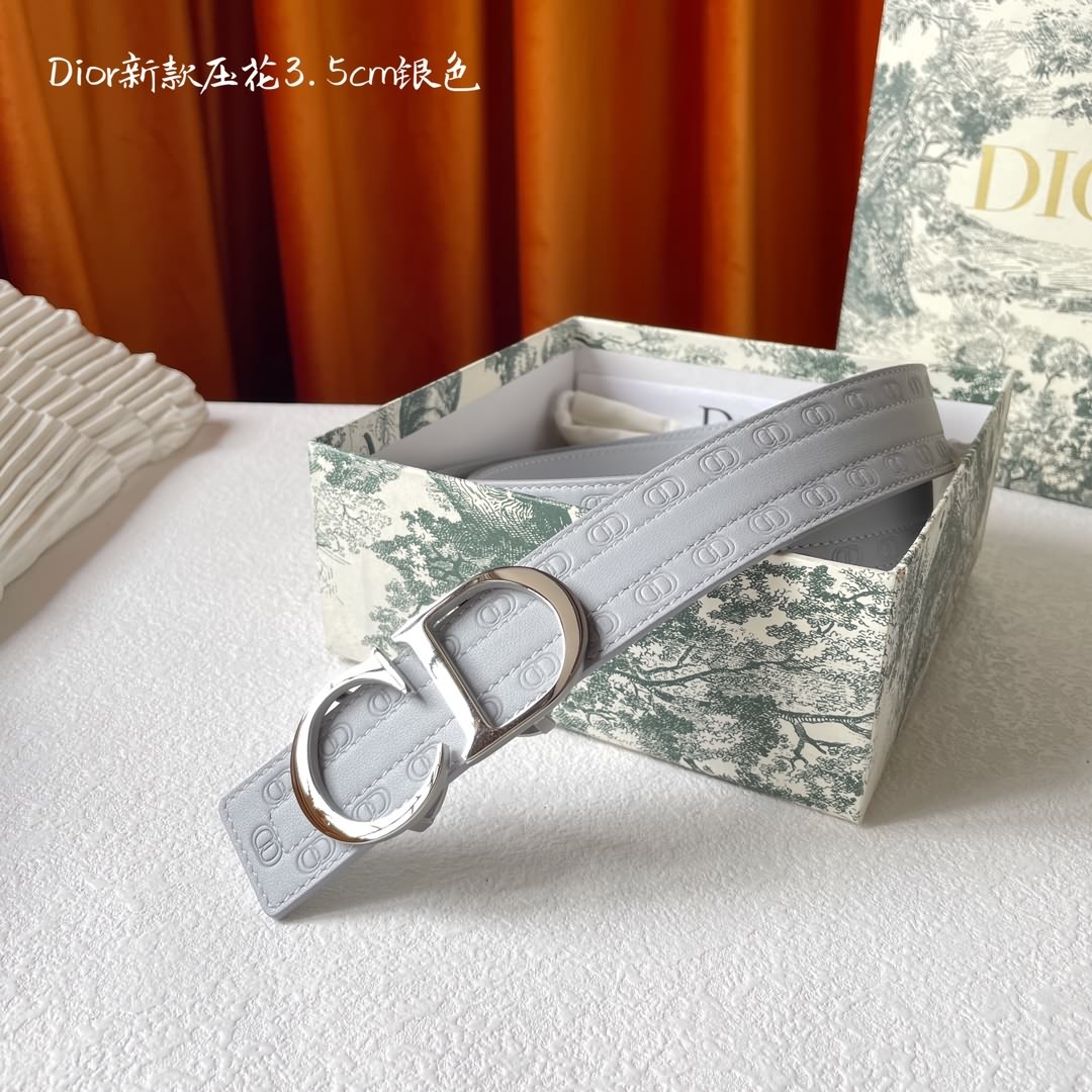 Dior 金屬覆層黃銅腰帶