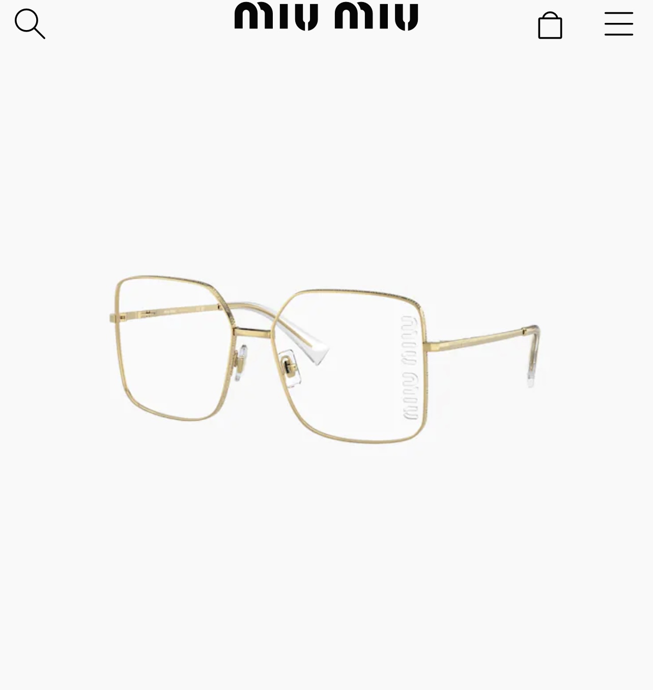 MIUMIU 新品鏤空鏡片設計