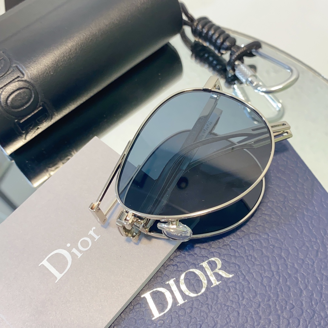 DIOR炫酷折疊飛行員墨鏡