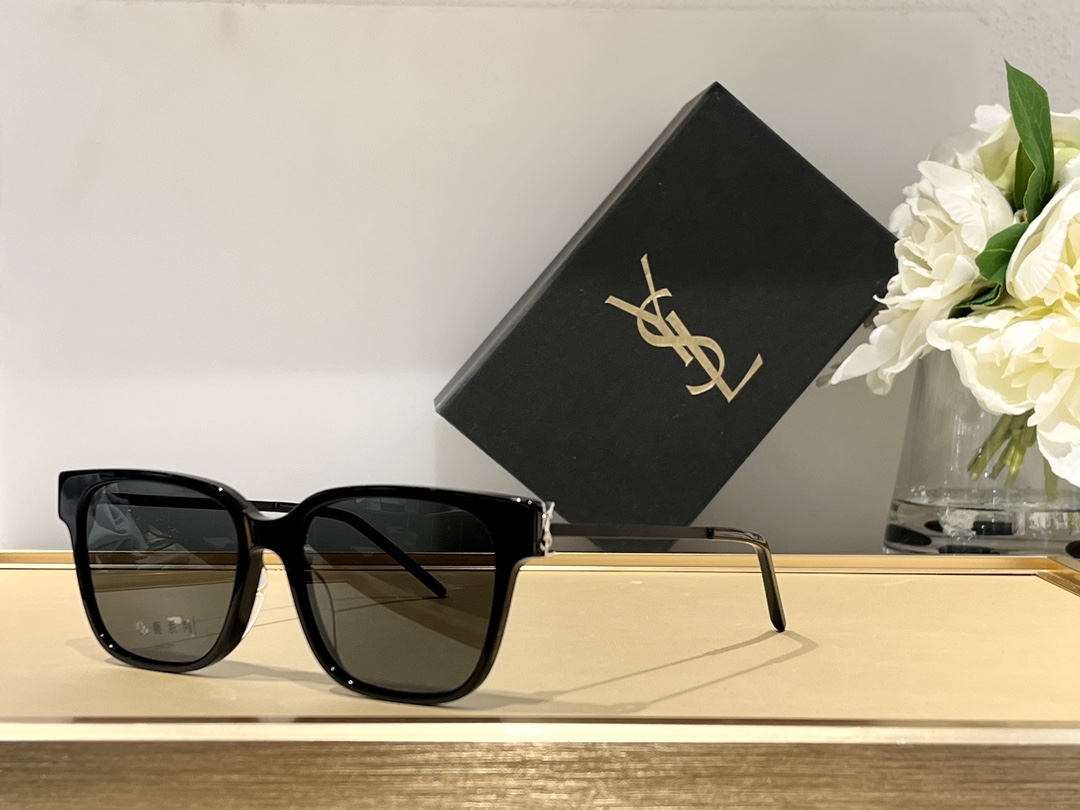 SAINT LAURENT膠囊眼鏡