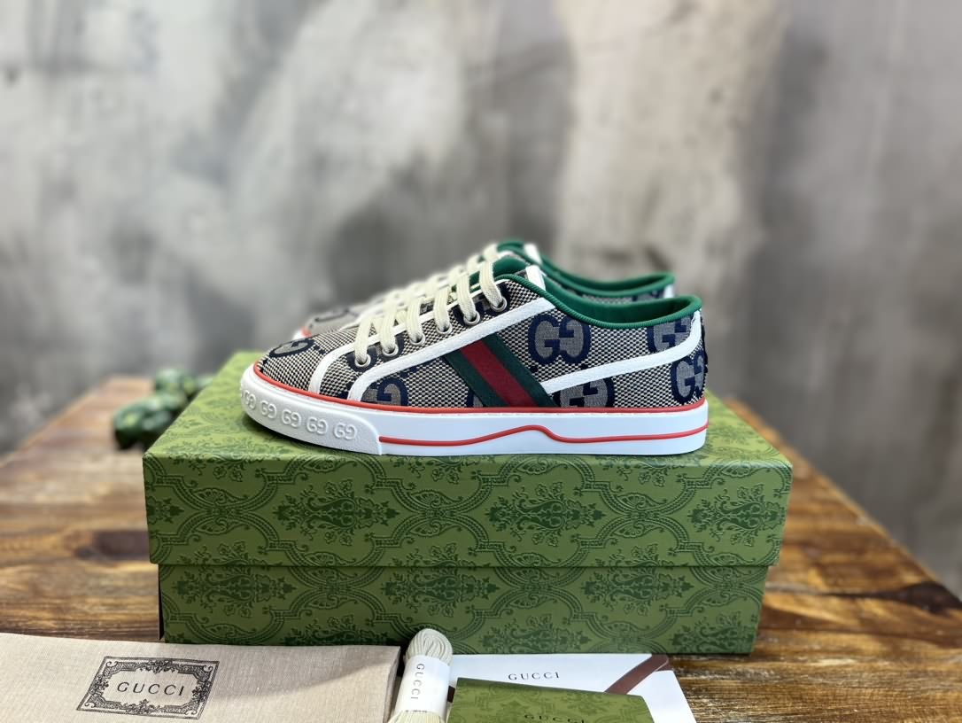 2023新配色Gucci Tennis 1977系列2021新款樂福鞋