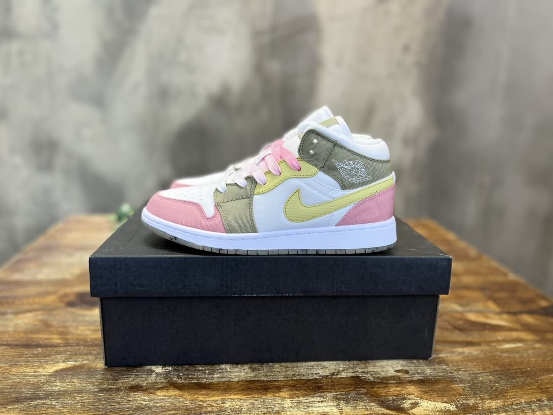 Air Jordan 1 Mid 喬一中幫復古籃球運動鞋