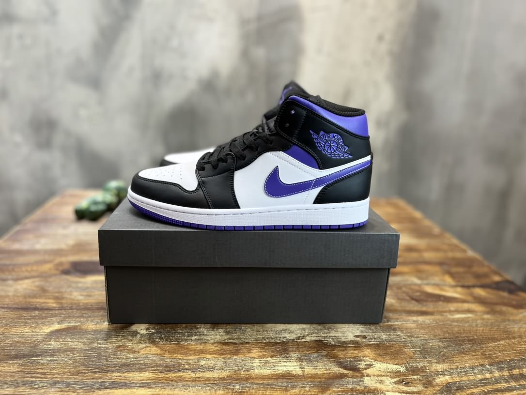 Air Jordan 1 Mid 喬一中幫復古籃球運動鞋