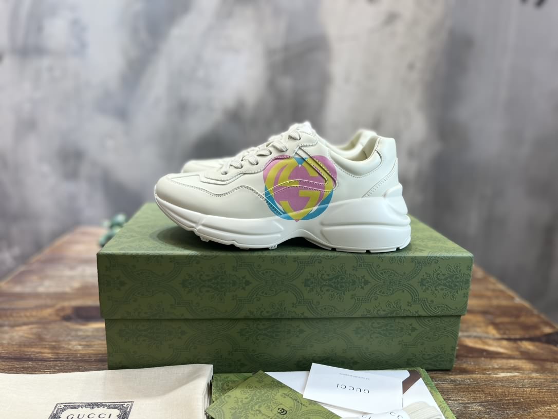 頂級 代購管道版本Gucci Rhyton Vintage Trainer Sneaker