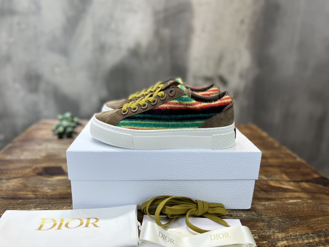 Dior x Denim Tears迪奧 聯名款 彩虹休閒 板鞋