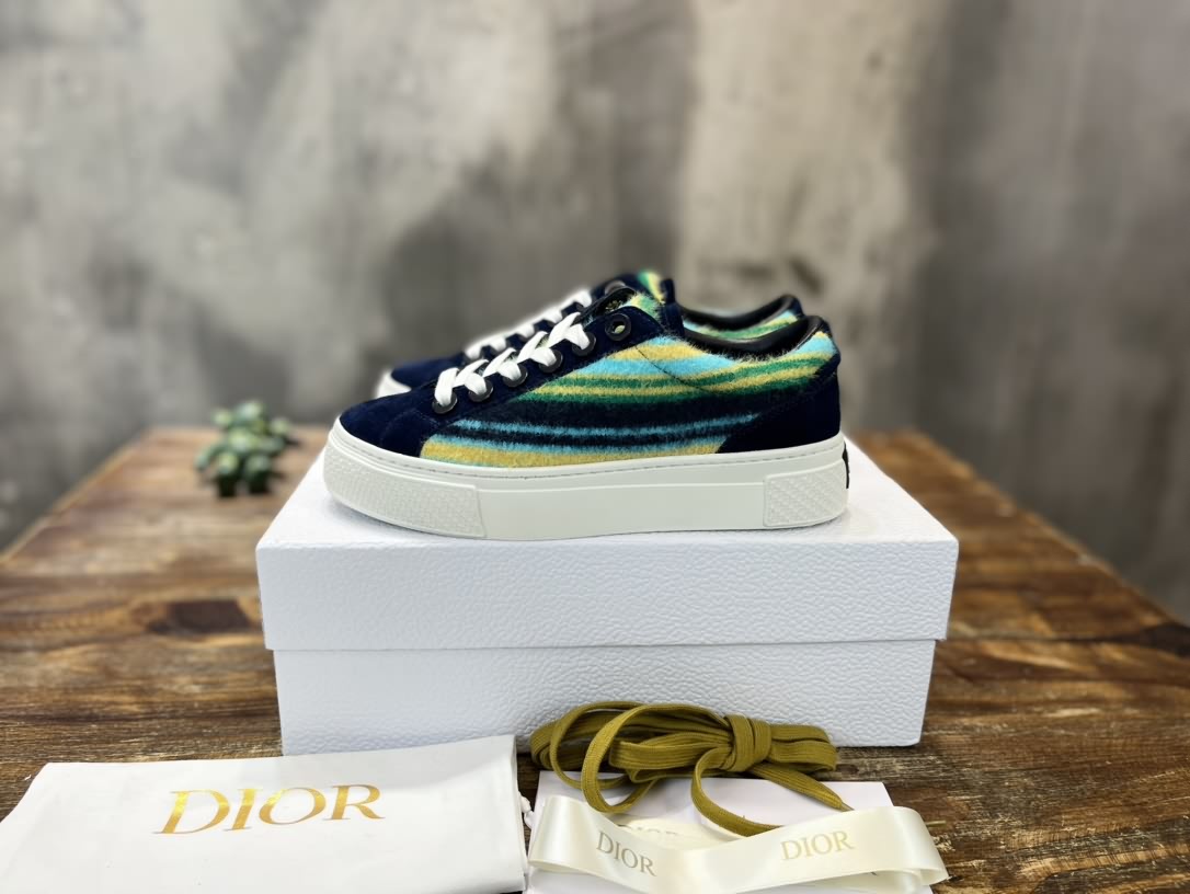 Dior x Denim Tears迪奧 聯名款 彩虹休閒 板鞋