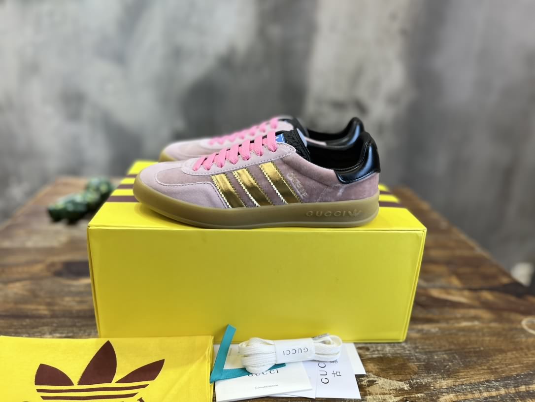 adidas x Gucci聯名款Gazelle運動鞋