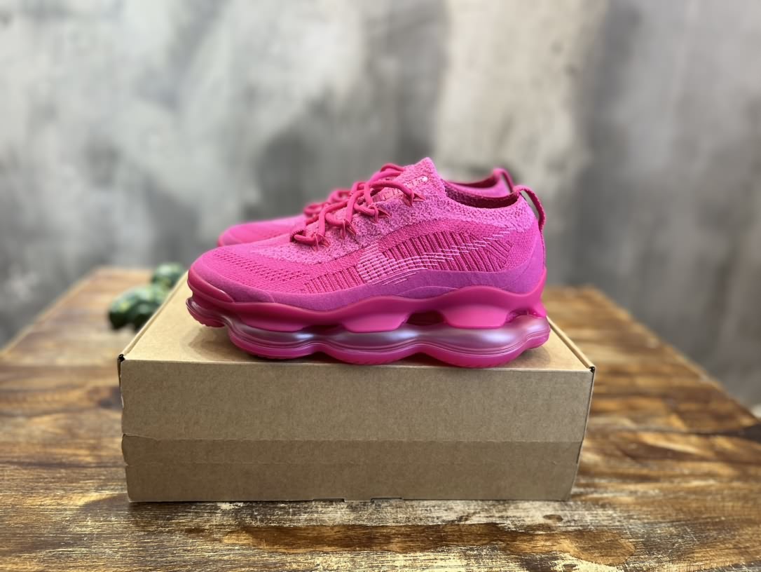 全新耐克Nike Air Max Scorpion Flyknit"Black/Purple"天蠍座系列2022款超級大氣墊系列前衛增高低幫休閒運動慢跑鞋