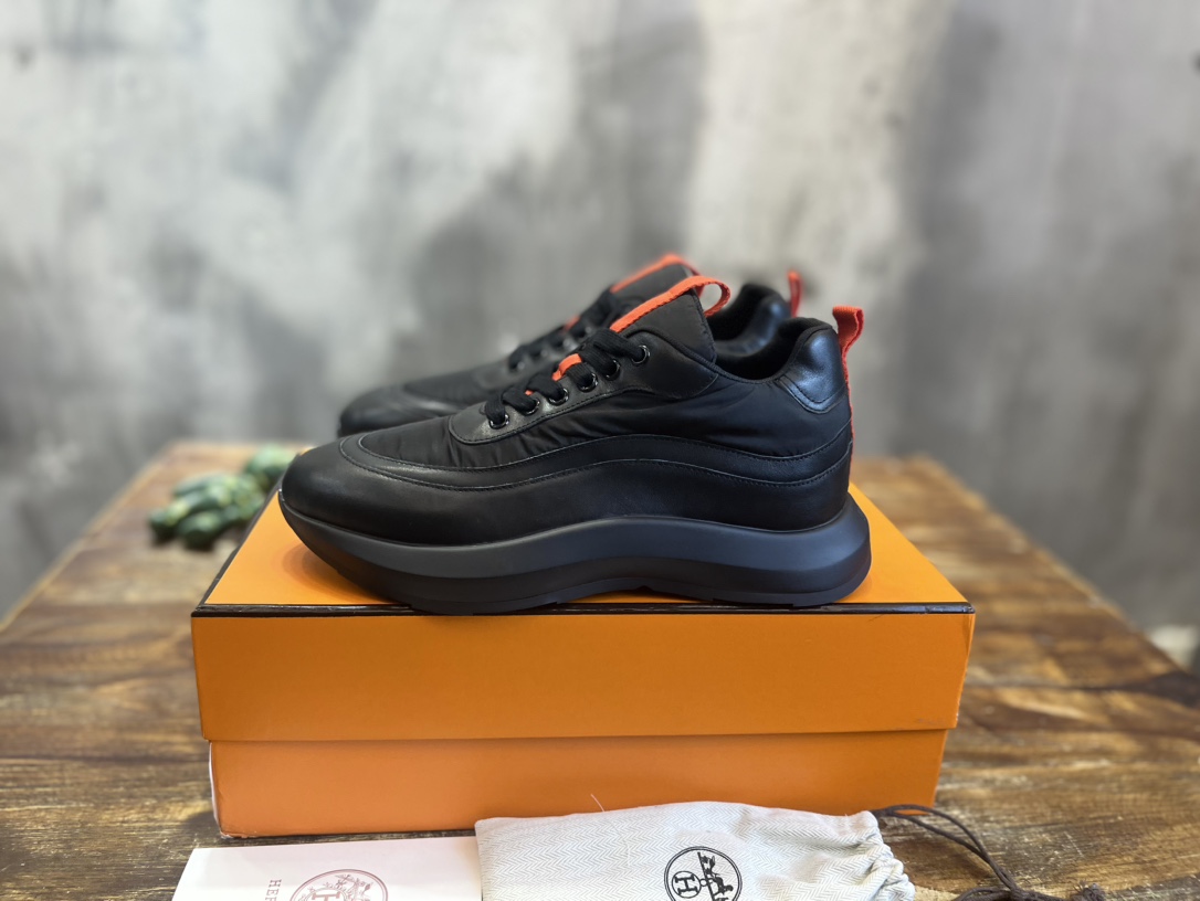 愛馬仕hermes【男款】H家23ss小白鞋