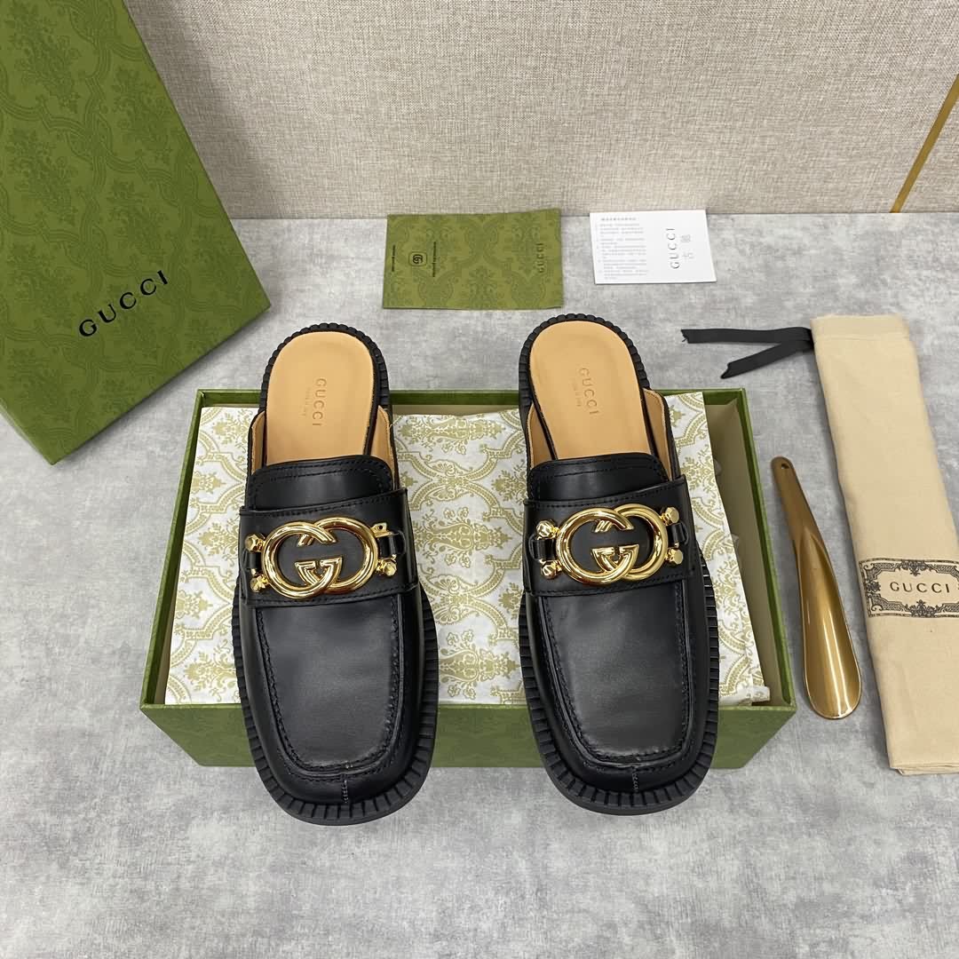 G家新品情侶款 官網新款穆勒鞋半拖