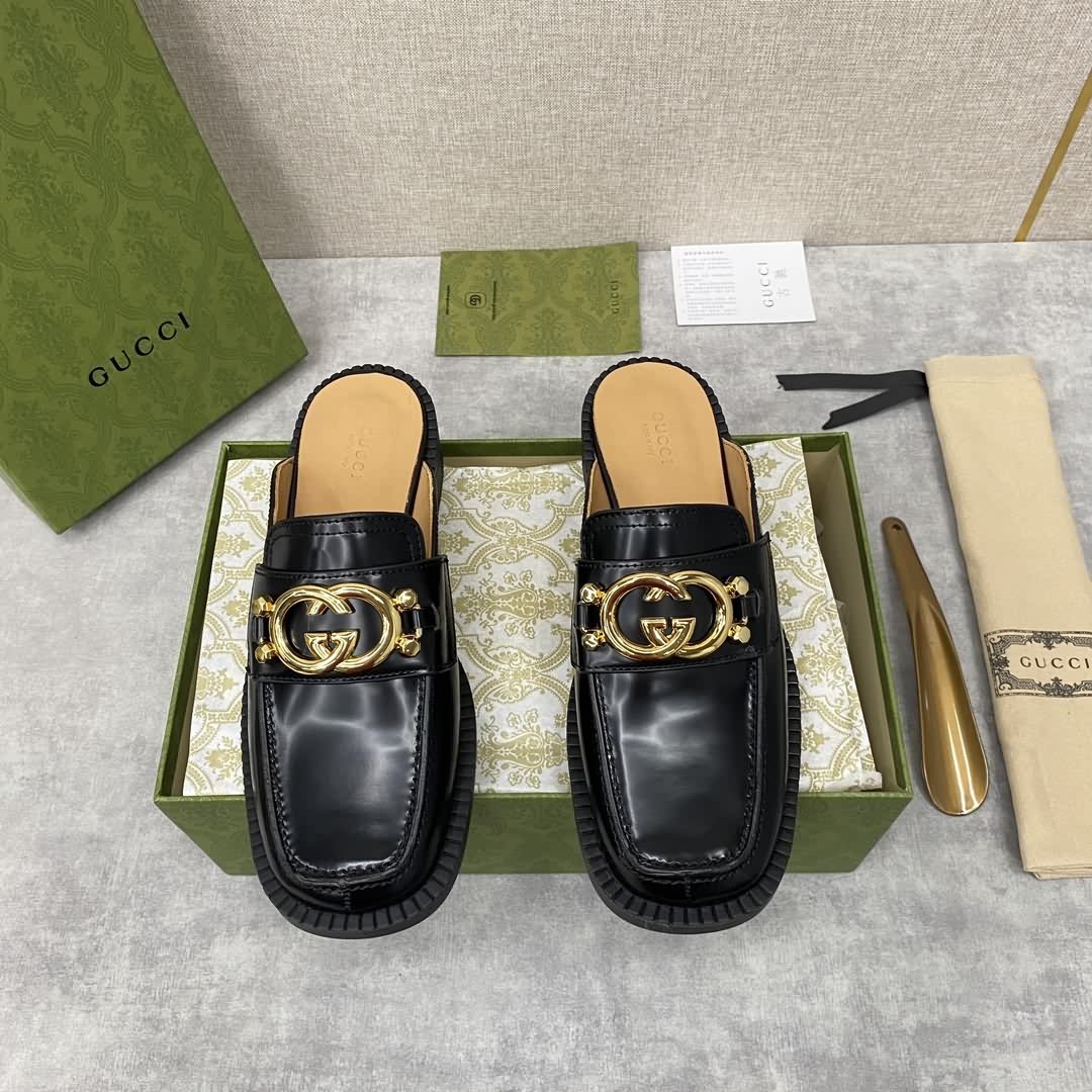 G家新品情侶款 官網新款穆勒鞋半拖