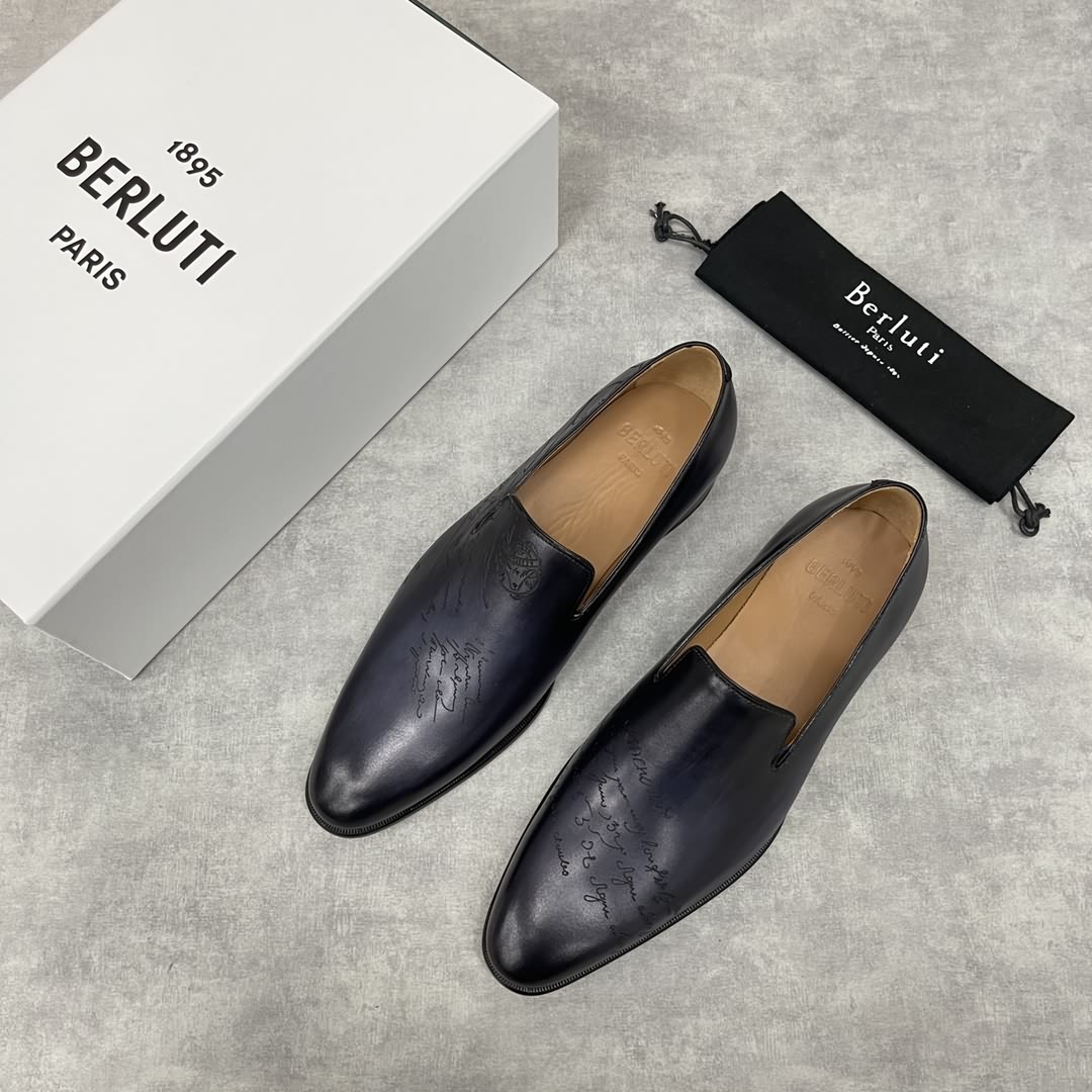 Berlut*/布魯提 手工精品男士正裝皮鞋