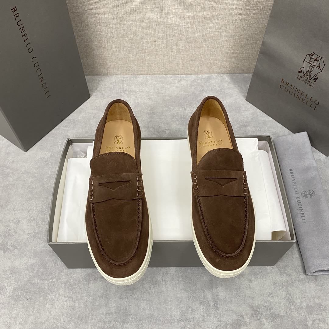 Brunello Cucinell*  牛皮經典樂福鞋