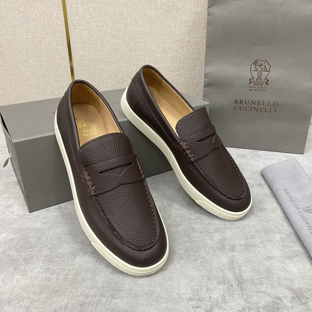 Brunello Cucinell*  牛皮經典樂福鞋