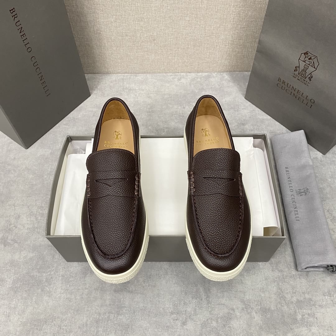 Brunello Cucinell*  牛皮經典樂福鞋