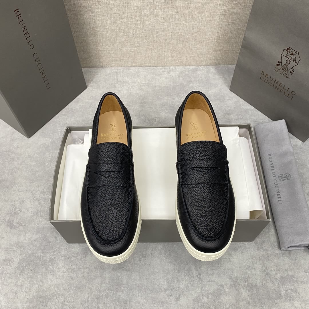 Brunello Cucinell*  牛皮經典樂福鞋