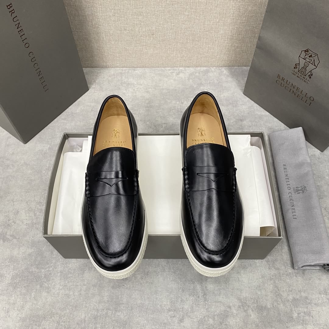 Brunello Cucinell*  牛皮經典樂福鞋