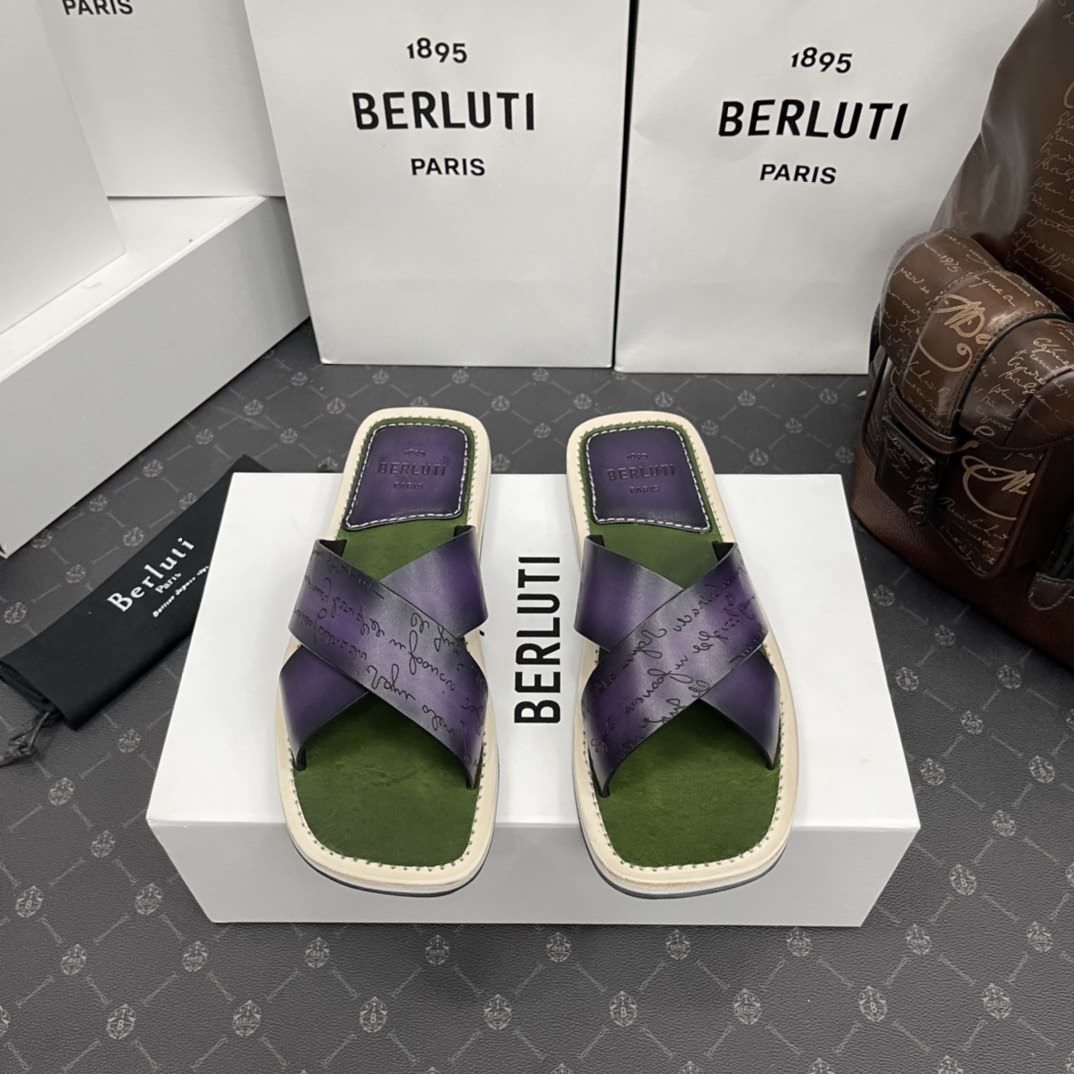 布魯提  Berlut*  Elio拖鞋