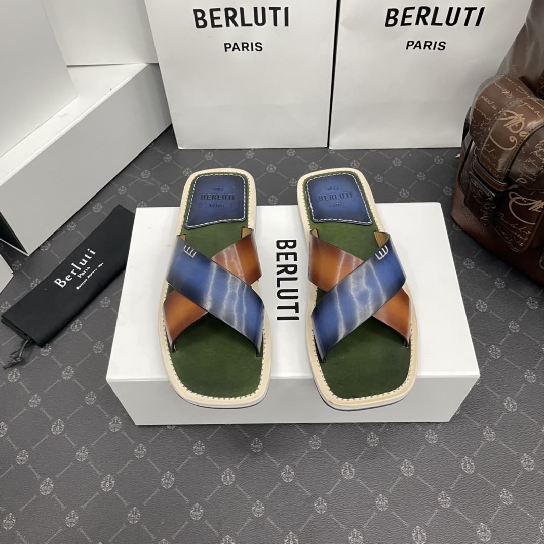 布魯提  Berlut*  Elio拖鞋