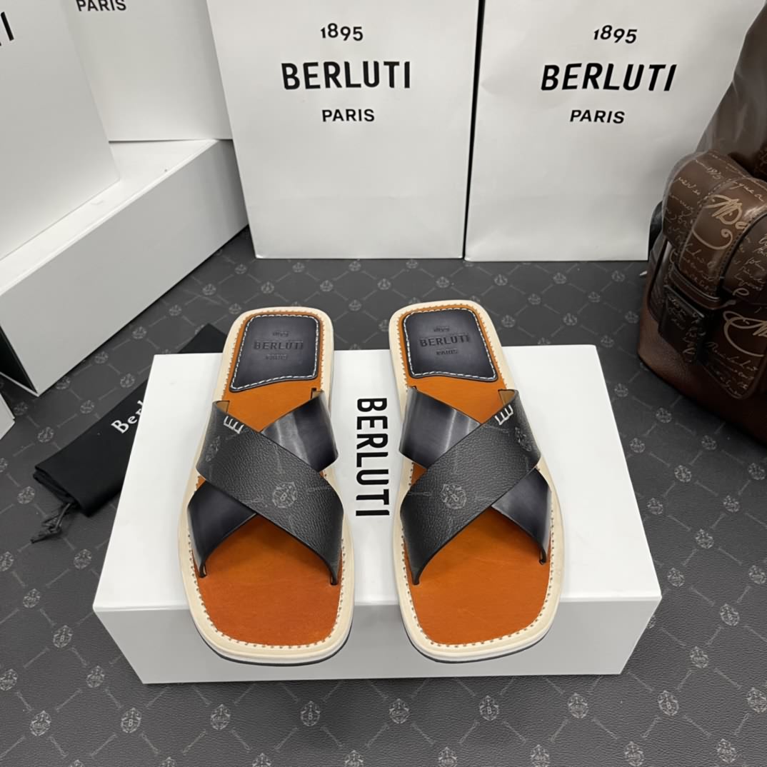 布魯提  Berlut*  Elio拖鞋