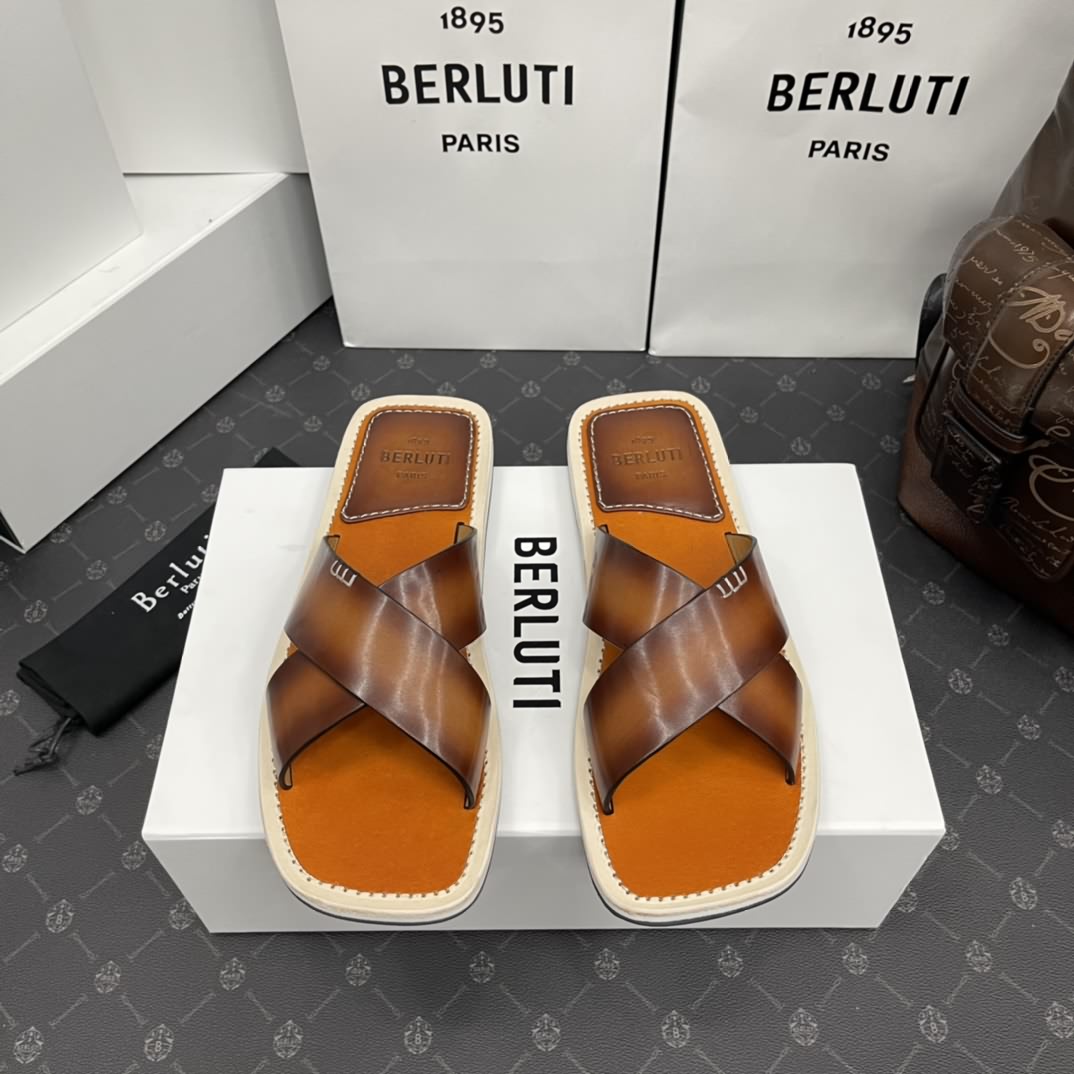 布魯提  Berlut*  Elio拖鞋