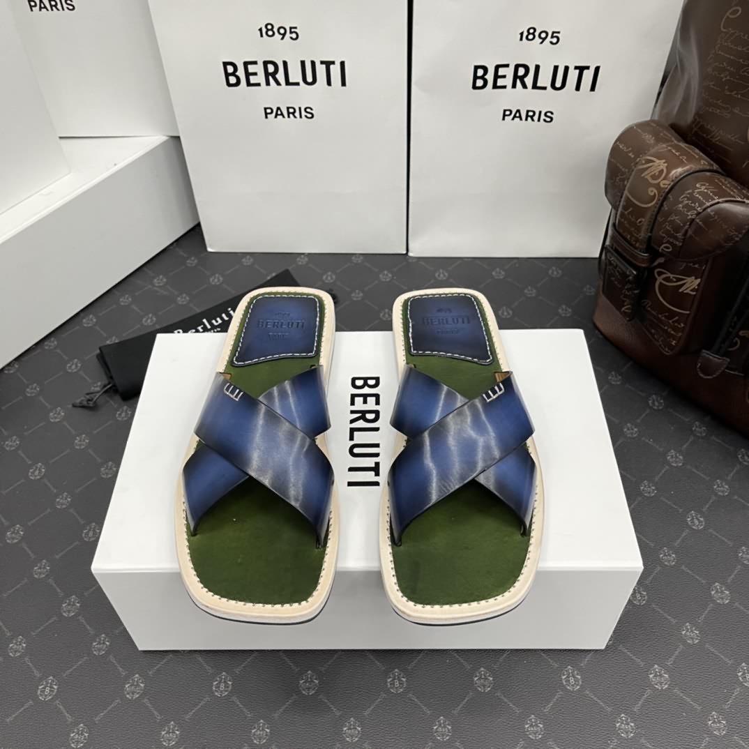 布魯提  Berlut*  Elio拖鞋
