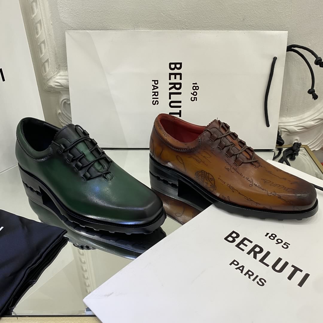 BERLUT* 布魯提 special order 專櫃定制款牛津鞋