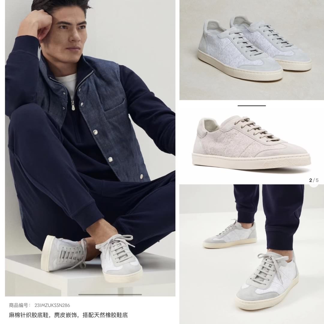 BC新品板鞋 Brunel*o Cucinell* 新款運動鞋男鞋