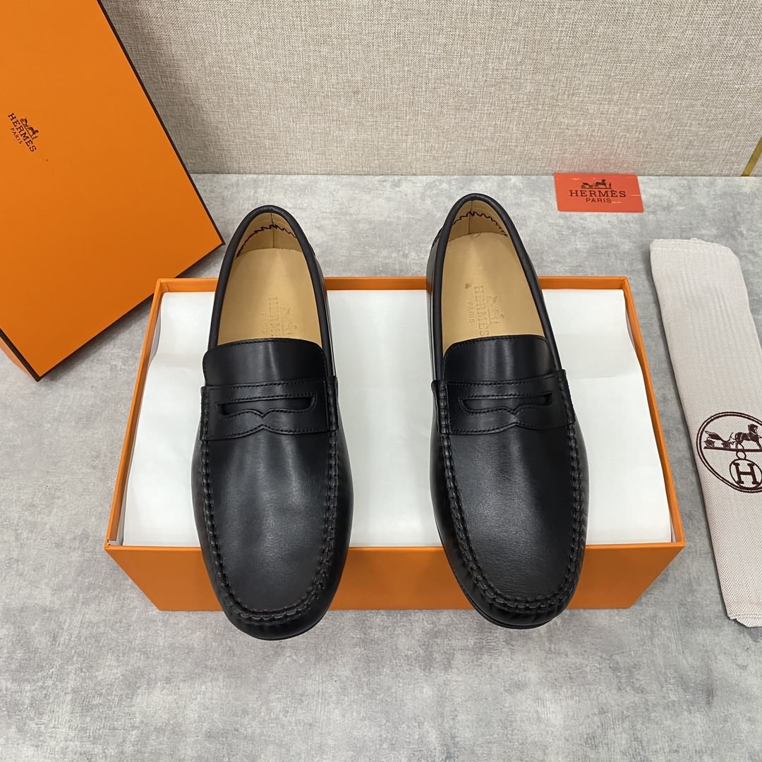 H家  愛馬-仕 Herme*新品樂福鞋